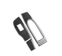 Molduras interiores Para Mazda 3 BP 2019-2022 2023 2024 2025 Para Mazda3 Para Axela Puerta Delantera Ventana Panel Adhesivo Real Suave Fibra Carbono Interiores Embellecedor(For RHD Black Carbon)