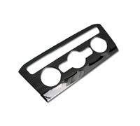 Molduras Interiores Para VW Para Tiguan Para MK2 2017-2019 Cubierta Botón Interruptor Aire Acondicionado Consola Central, Moldura Adhesiva Interior(Negro)