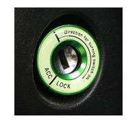 Molduras Interiores Pegatina Luminosa Para Interruptor Llave Encendido Para VW Para Golf 4 5 6 7 MK6 MK5 Para Polo Para Passat B5 B6 B7 Para Octavia(Verde)