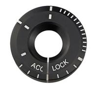 Molduras Interiores Pegatina Para Interruptor Llave Encendido Coche Para VW Para Golf 4 5 6 7 MK6 MK5 Para Polo Para Passat B5 B6 B7 Para Octavia Para Rapid(Negro)