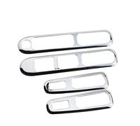 Molduras Interiores Soporte Manija Puerta Coche, Cubierta Panel Interruptor Elevación Ventana, Embellecedor para Peugeot 3008 2013 2014 2015 Tiras Interiores(Glossy Silver)