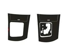 Molduras la consola Adhesivo Para Interior Coche Mzada 3 2010-2015 Película Protectora Para Caja Cambios Adhesivo Para Panel Cambios Fibra Carbono(5D CF black)