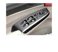 Molduras la consola Calcomanía Carbono Negra Para El Panel Interruptor Botón Elevación La Ventana Coche Para Civic 8.ª Generación 2004-2011(5D CF black)