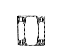 Molduras la consola Calcomanía Fibra Carbono Para BMW Serie 6 E63 E64 2004-2007 Para Tablero Central Radio Y Aire Acondicionado(A)