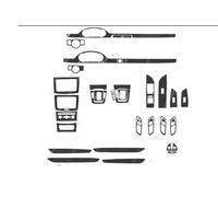 Molduras la consola Calcomanías Adhesivas Fibra Carbono Para El Panel Control Central Interior La Manija La Puerta Para Passat CC 2008-2018(5D CF black)
