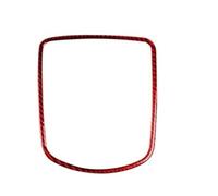 Molduras la consola Embellecedor Luz Lectura Delantera Para Hyundai Para Sonata 9 2015 2016 2017 Adhesivo Fibra Carbono Real.(Red)