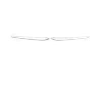 Molduras la consola Kit Cubierta Envolvente Consola Central Blanca Para Tesla Para Model Y 3 Cubierta Para Reposabrazos Tablero Moldura Lateral Puerta Interior(Front Door Covers)