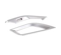 Molduras la Consola Marco Decorativo Salida Aire Lateral Control Central Coche Fibra Carbono ABS para BMW Serie 1 Serie 2 F40 F44 2020-2024 Control Central Interior(Plata)