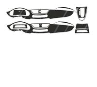 Molduras la consola Para Benz Para CLS W219 07-10 Película Adhesiva Para El Interior Coche Consola Central Palanca Cambios Tablero Manija Puerta Aire Panel Elevador(5D CF black)