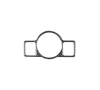 Molduras la Consola para VW para Passat B6 2006-2011 Cubierta Interruptor Los Faros Tablero Pegatina Fibra Carbono Suave para El Interior Coche Control Central Interior