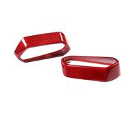 Molduras la consola Pegatinas Decorativas Para El Marco Salida Aire Lateral Salpicadero Coche Fibra Carbono Real Para Lamborghini Para URUS 2018-2021(Carbon fiber)