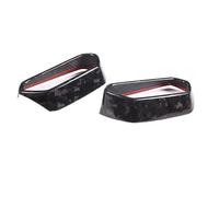 Molduras la consola Pegatinas Decorativas Para El Marco Salida Aire Lateral Salpicadero Coche Fibra Carbono Real Para Lamborghini Para URUS 2018-2021(Forged pattern)