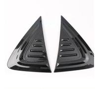 Molduras laterales del coche Ajuste para Toyota C-HR 2016-2018 Color de fibra de carbono ala lateral parachoques protector cubierta de ventilación de aire embellecedor(Carbon Fiber Color)