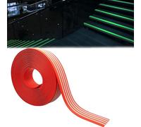 Molduras para bordes de escaleras, Borde de escalera for escaleras, protectores borde escalón autoadhesivos for interiores y exteriores(Red 5cm,L 9m)