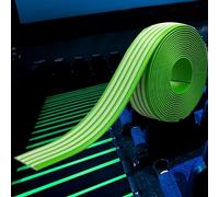 Molduras para bordes de escaleras, Borde de escalera for escaleras, protectores borde escalón autoadhesivos for interiores y exteriores(Green 10cm,L 9m)