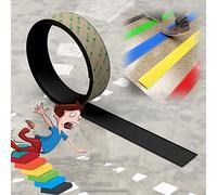 Molduras para bordes de escaleras, Tiras de goma for borde escalón, tira umbral y antideslizante, fácil instalar, ancho 4 cm/1,57 pulgadas(Black,2.9m/114.2in)