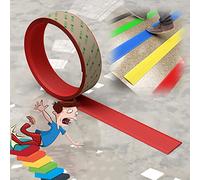 Molduras para bordes de escaleras, Tiras de goma for borde escalón, tira umbral y antideslizante, fácil instalar, ancho 4 cm/1,57 pulgadas(Red,8m/315in)