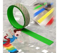 Molduras para bordes de escaleras, Tiras de goma for borde escalón, tira umbral y antideslizante, fácil instalar, ancho 4 cm/1,57 pulgadas(Green,1.3m/51.2in)