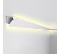 Molduras para zócalos pintables, Tamaños múltiples blancos del perfil de aluminio canal moldeado corona LED(7ft(2.1m))