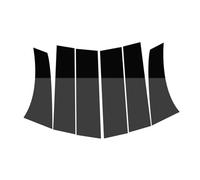 molduras Pilar Central Compatible Con Mitsubishi Para ASX 2011-2020 6 Unidades Ventana Coche Puerta Columna Poste Pilar BC Pulido Embellecedor Accesorios Adhesivos