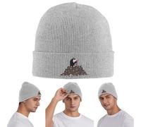Mole Happy Krtek Cálido Bonnet de Punto Jersey de Invierno Gorro Skullies Gorros de Hip Hop para Unisex