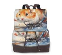 Mole in a jar Mochila de viaje para mujer, mochila casual, mochila de cuero estampada para mujer para el trabajo