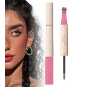 Mole Pen Contoa Stick Cheek Herramienta de mejilla de doble terminación Continente de maquillaje de maquillaje Cepillo de maquillaje Ligero Cepillado Cepillo para la cara del hogar Pen belleza natural