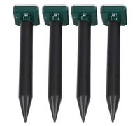 Mole Repellent, 4 Pack Ultrasonic Animal Repellent Solar Powered and Vole Chaser Humane Rodent Repe