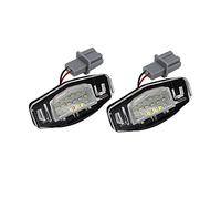 MOLEAQI 2 unids/set de luz LED para placa de matrícula para Ho-nda Accord/Civic/City/Odyssey/MR-V/Pilot con enchufe totalmente OEM