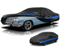 Molebt Funda Impermeable para automóvil para Todo Tipo de Clima, Ajuste Universal Genesis G90, Ford Crown Victoria/Galaxie, Buick Roadmaster, Chevrolet Caprice, etc., Adecuada para sedán de hasta 218