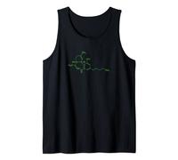 Molécula de CBD Marihuana Funny Cannabis Weed Stoner Camiseta sin Mangas