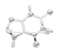 Molecular Clothes Pins Science Cute Cartoon Brooches Pin Badges Chemistry Structure Teacher Biology Jewelry Molecule Shaped Brooch Silver Zinc Alloy