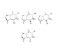 Molecular Clothes Pins Science Cute Cartoon Brooches Pin Badges Chemistry Structure Teacher Biology Jewelry Molecule Shaped Brooch Silver Zinc Alloy