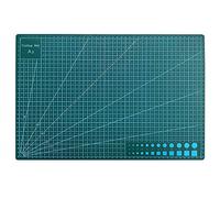 MOLEDA Tapete de Corte A3, Base de Corte Autocicatrizante 45x30 cm, Alfombrilla de Corte para Costura y Patchwork, Tabla de Corte Manualidades, Self-Healing Craft Cutting Mat (Verde)