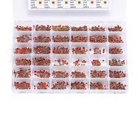 Molence Condensador de cerámica de 3600 unidades, 36 valores, 50 V, 1pF a 100 nF, kit surtido de condensadores monolíticos multicapa para Hobby Electronics Audio Video