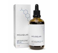 MoleQlar Azul de metileno 1% solución 100 ml - Calidad premium - Pharmacéuticamente puro - Probado en laboratorios alemanes independientes - Con pipeta - Fabricado en Alemania