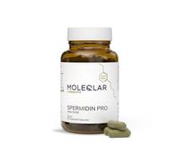 MoleQlar Spermidine PRO 60 cápsulas - 6 mg/cápsula, extracto de germen de trigo y clorella en polvo