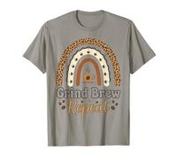 Moler Brew Repeat Coffee Entusiasta Home Brewing Design Camiseta
