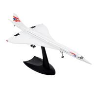 MOLERRI 1/200 Concorde AvióN de Pasajeros SupersóNico Aire BritáNico VíAs AéReas Modelo para ColeccióN ExhibicióN EstáTica
