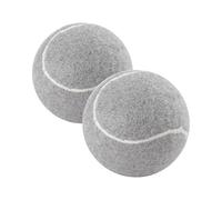 MOLERRI 2 Piezas Pelota de Tenis Precortada para Patas de Muebles y ProteccióN del Piso, Cubierta de Almohadilla de Fieltro Resistente y Duradera, Gris