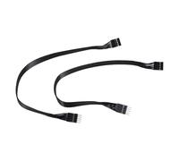 MOLERRI 2 Piezas Placa Base HD Audio 9 Pines Macho una Hembra Cable de ExtensióN para PC DIY Negro 30CM