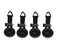 MOLERRI 4 Piezas de Ventosa Que Asegura el Gancho de Amarre, Lona de Camping Como Toldo Lateral de Coche, Carpas de Lona para Piscinas Gancho de Seguridad Universal