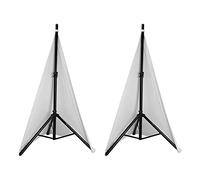 MOLERRI Cubierta Universal para Soporte de Altavoz con Luz para DJ, Soporte de TríPode de Doble Cara, Cubierta de, Material Estirable, 2 Piezas