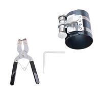 MOLERRI Herramienta de Alicates de Instalador de Anillo de PistóN y Compresor de Anillo de PistóN de 2 Piezas