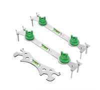 MOLERRI Herramientas Especiales para Llaves de Ángulo de Curvatura con Nivelador, Instalación de Grifo de Ducha, Llave de Multifuncional para Baño