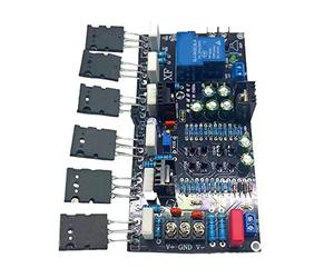 MOLERRI Placa Amplificadora de Potencia Mono 300W 1943+5200 Placa Amplificadora de Potencia de Etapa Trasera de Alta Potencia con ProteccióN de Altavoz