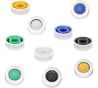 MOLERRI Restrictor de Flujo de Agua de 10 Piezas, 1.5/1.8/2.0/2.5/3.0 GPM Reductor de Flujo de Agua de Ducha, Juego de Limitador de Cabezal de Ducha para Ducha