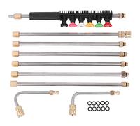 MOLERRI Varillas de ExtensióN de la Lavadora A PresióN: Herramientas de Limpieza de Canalones para Lavadora EléCtrica,Lanza TelescóPica de Repuesto, Boquillas para Limpiadores de Ventanas