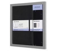 Moleskine - Art Collection Sketching Kit, Cuaderno para Bocetos con Tapa Dura y Cierre Elástico, Papel Adecuado para Lápices y Pinturas, Negro, Grande 13 x 21 cm, 104 Páginas