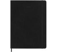 Moleskine Agenda 2024 Semanal Extralarge Negro Tapa Blanda